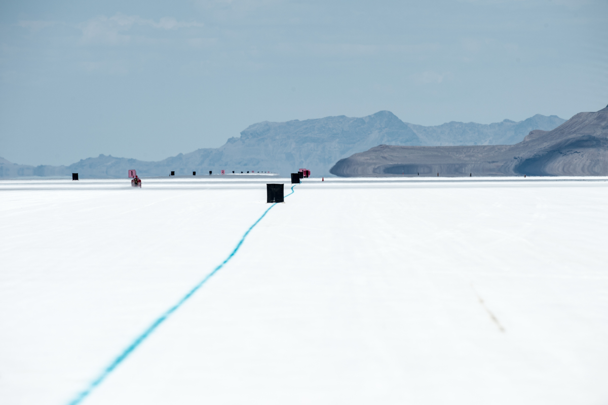 ELECTRIC bike makes history with 235mph+ land speed record run