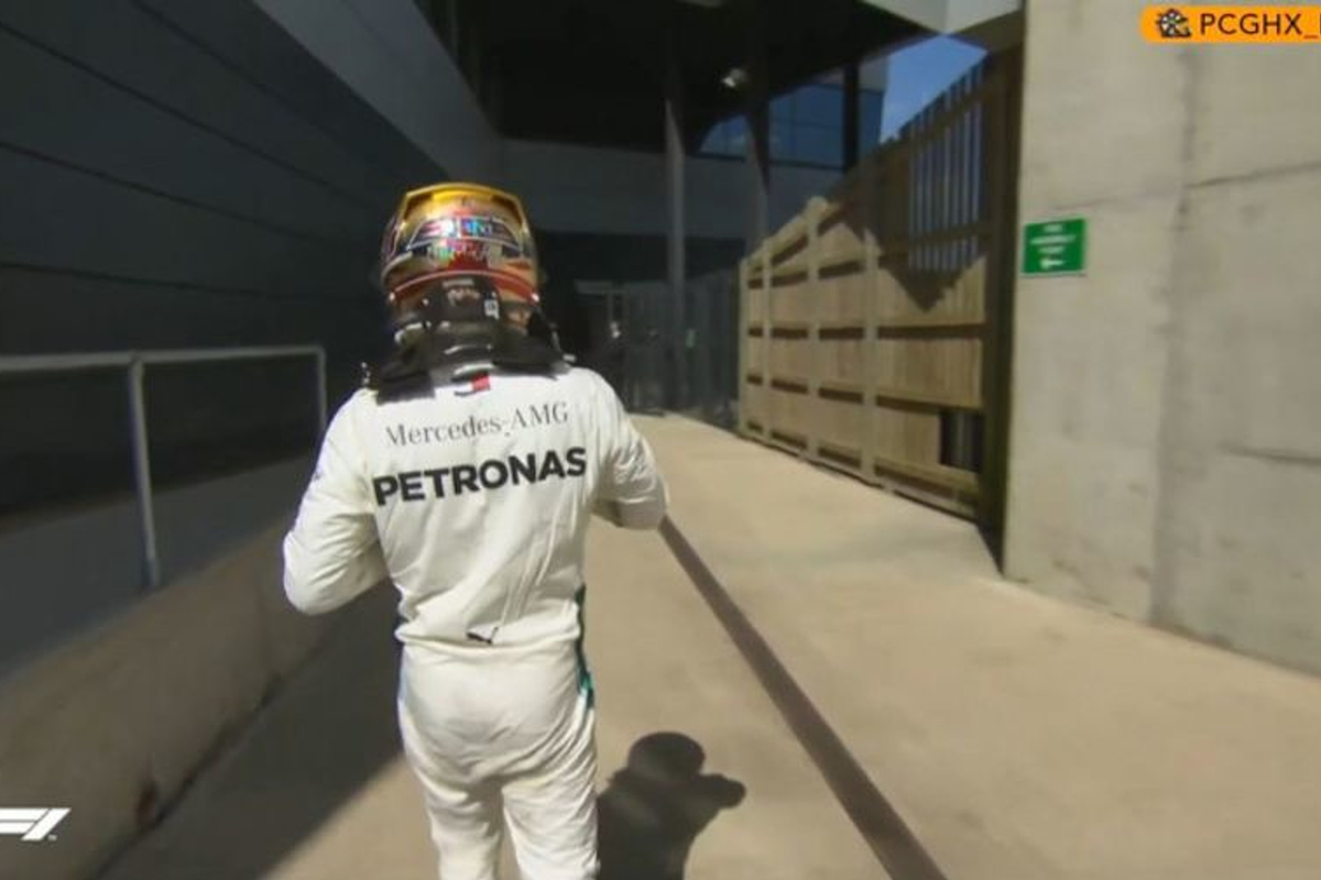 VIDEO: Hamilton refuses post-race interview