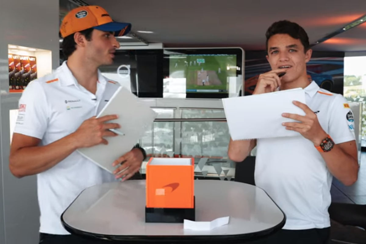 VIDEO: Team-mate knowledge test for Sainz and Norris!