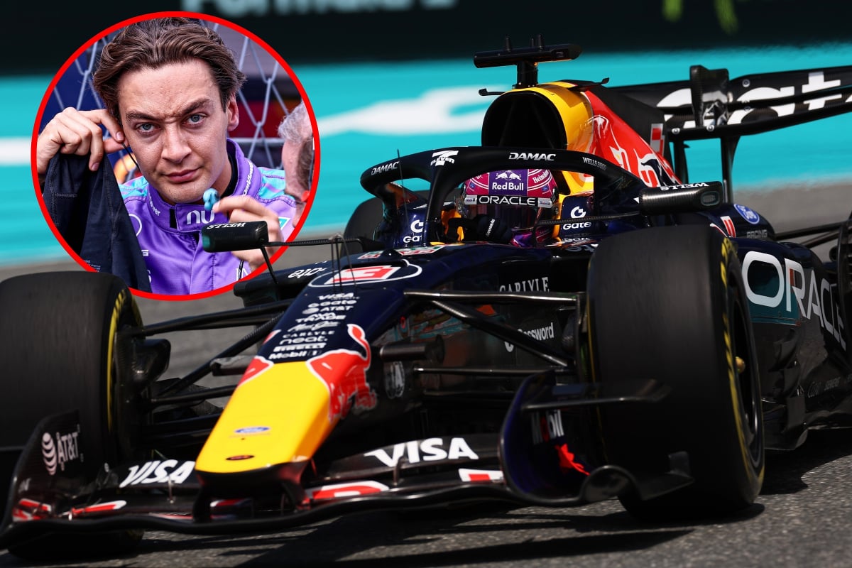 Russell and Verstappen in Miami