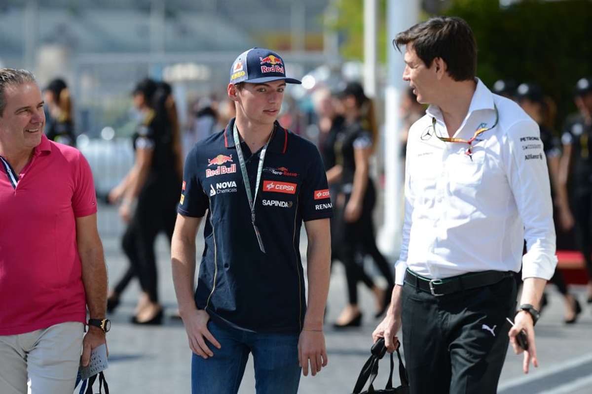 Wolff laughs off Red Bull accusation of approaching Verstappen