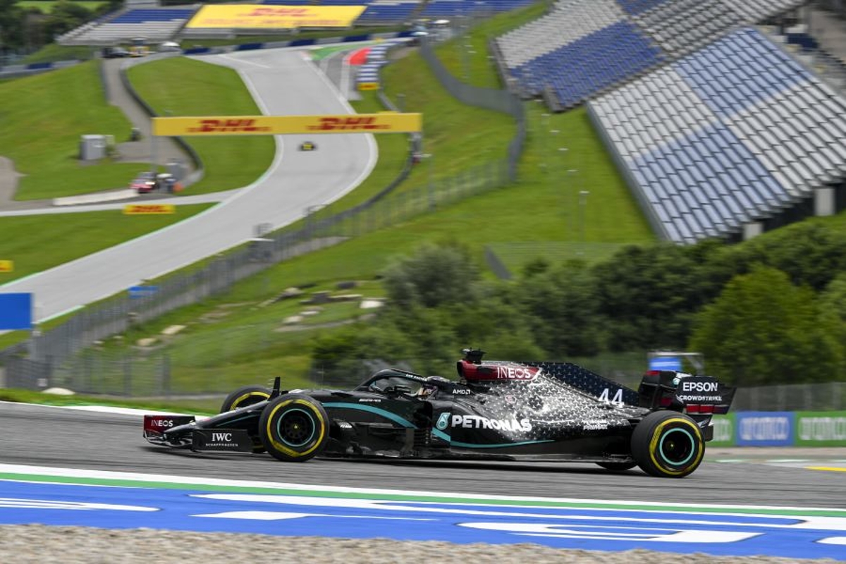 Hamilton makes it a clean sweep for dominant Mercedes in Austria practice