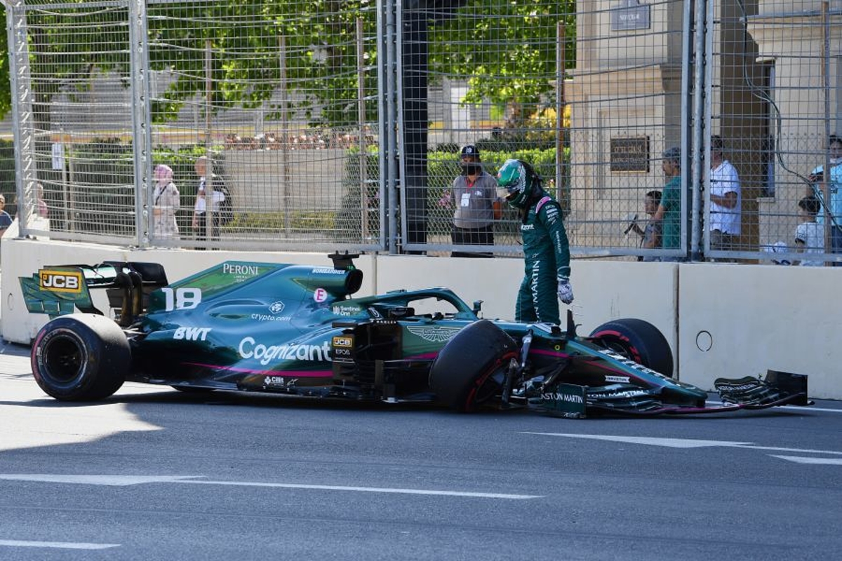 Stroll blames Baku tailwind for qualifying crash