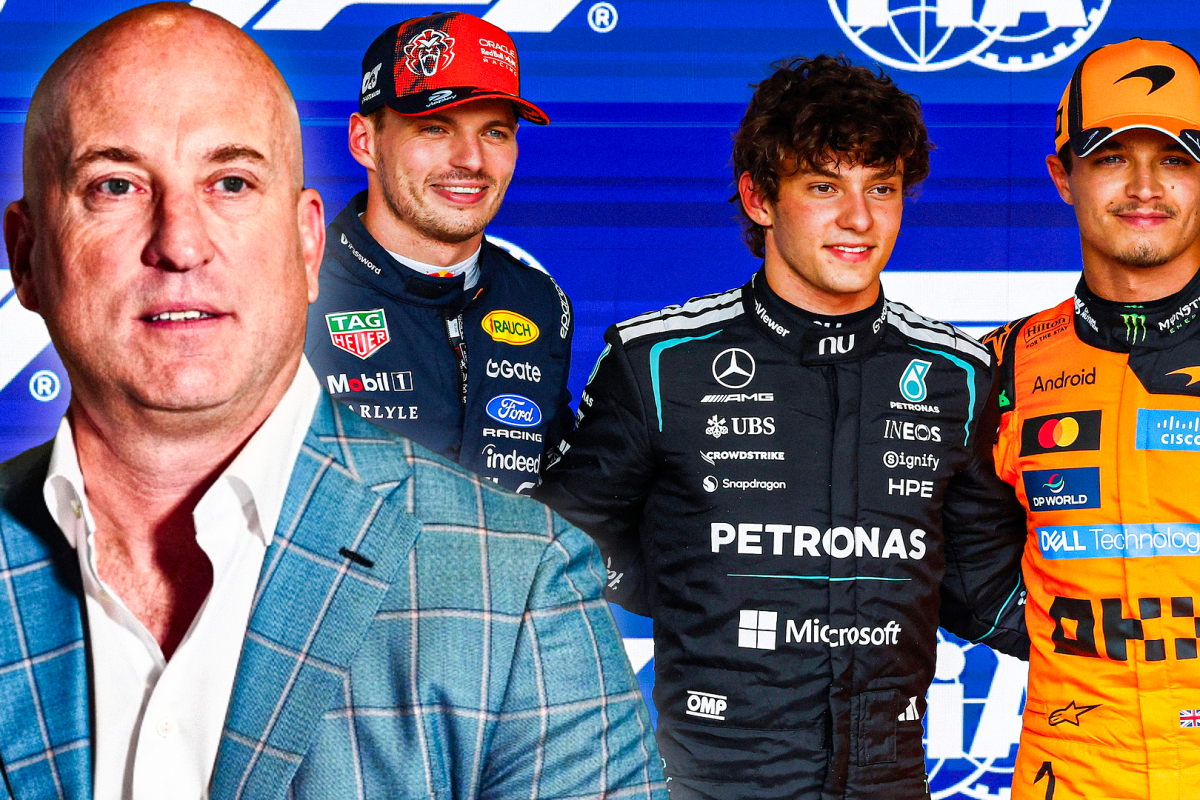 Towriss, Verstappen, Antonelli, Norris, socials