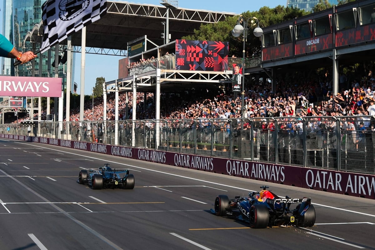 Russell wins Azerbaijan GP ahead of Verstappen