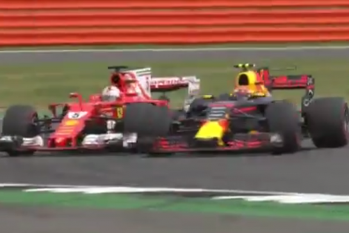 VIDEO: Het heerlijke gevecht tussen Verstappen en Vettel