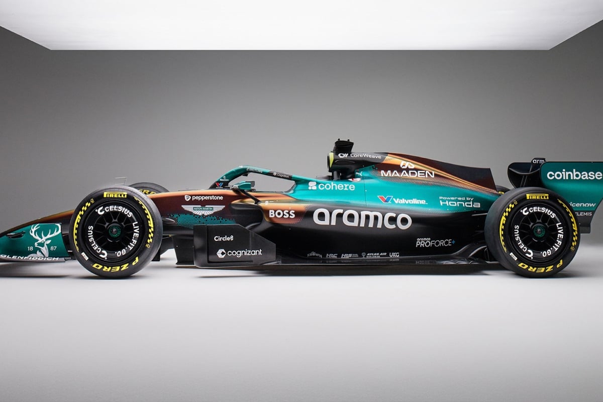 Aston Martin's new livery for the Monaco GP