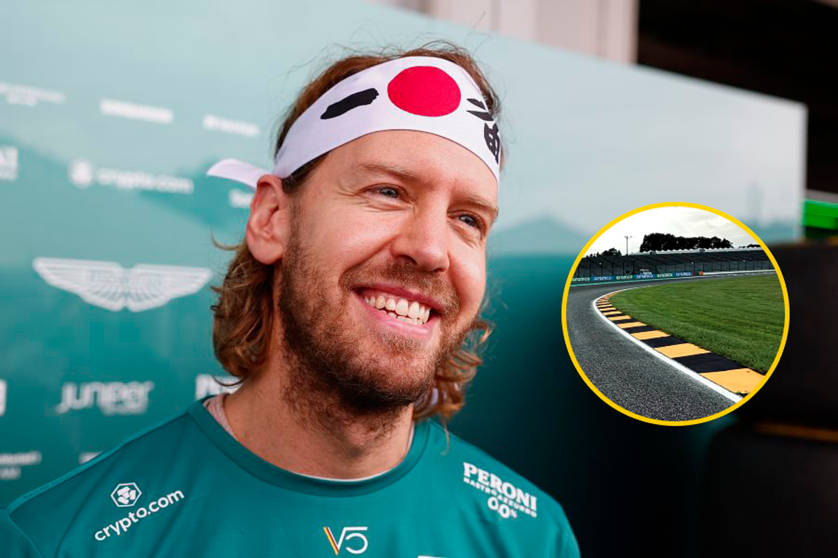 Vettel heeft 'bij'-bedoeling met geel-zwarte kerbstones op Suzuka