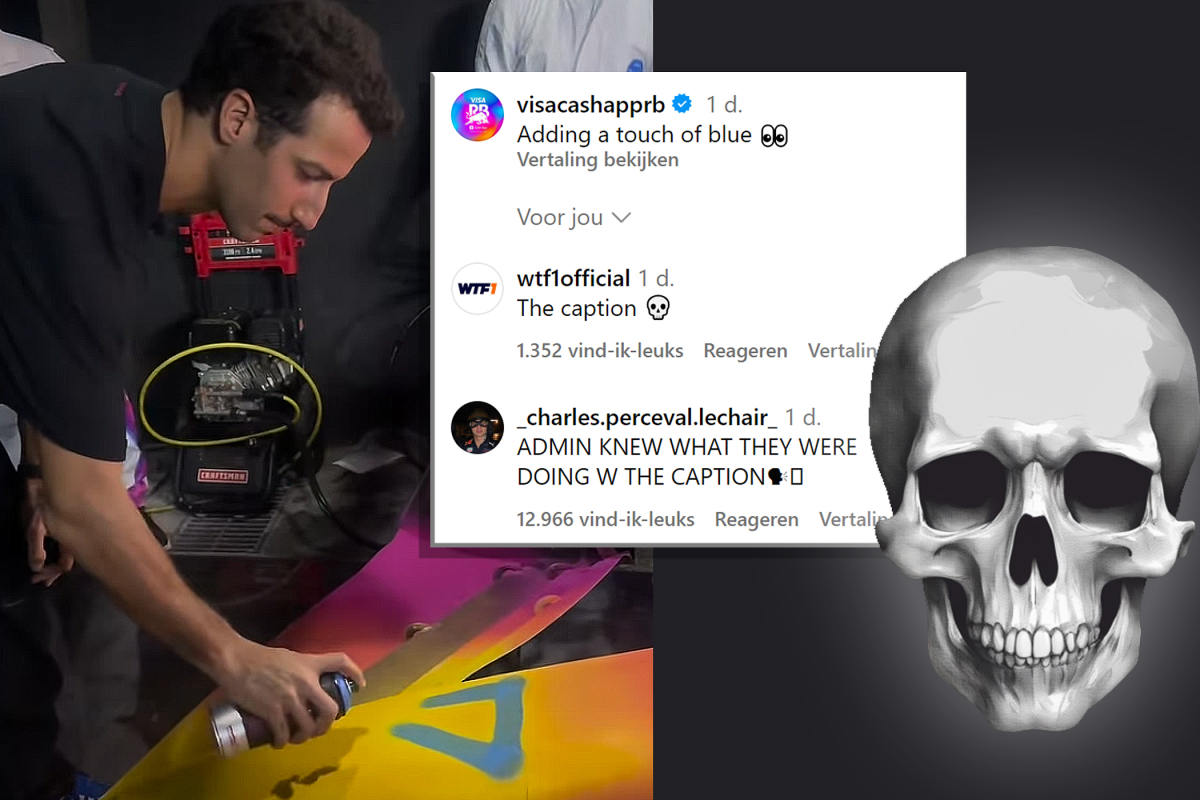 Racing Bulls steken de draak met Ferrari op Instagram: "Adding a touch of blue" | F1 Shorts