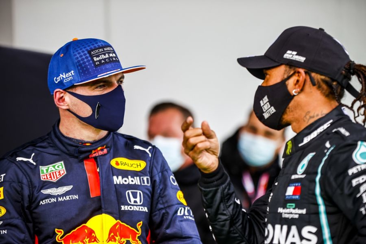 Hamilton onder de indruk van Verstappen: "Max reed heel sterk"