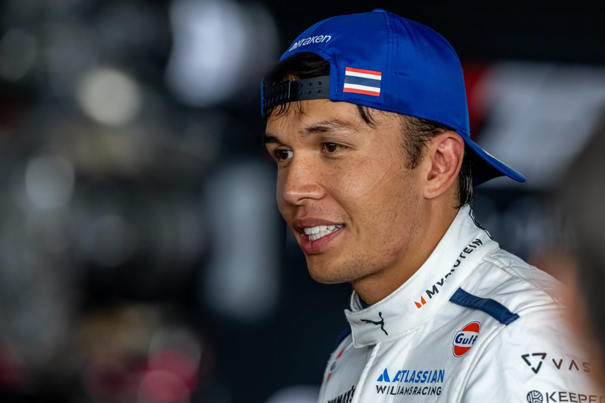 Albon at Silverstone