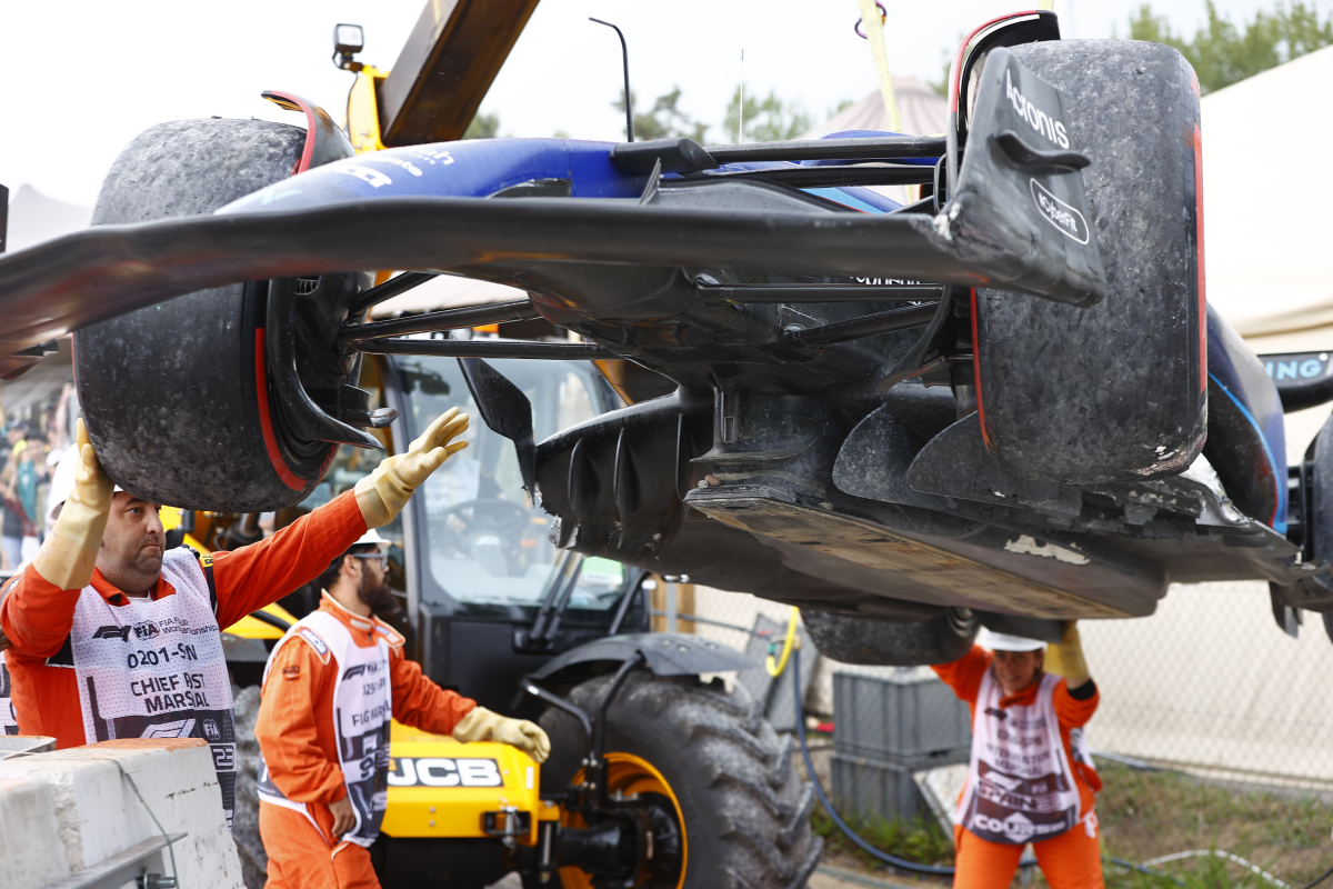 Sargeant's Spanish GP shunt reveals SURPRISING Williams car feature