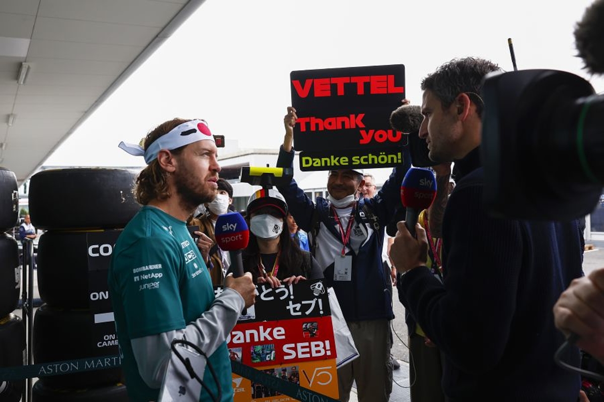 Vettel se félicite d'un "méga résultat" pour couronner un "week-end de rêve"