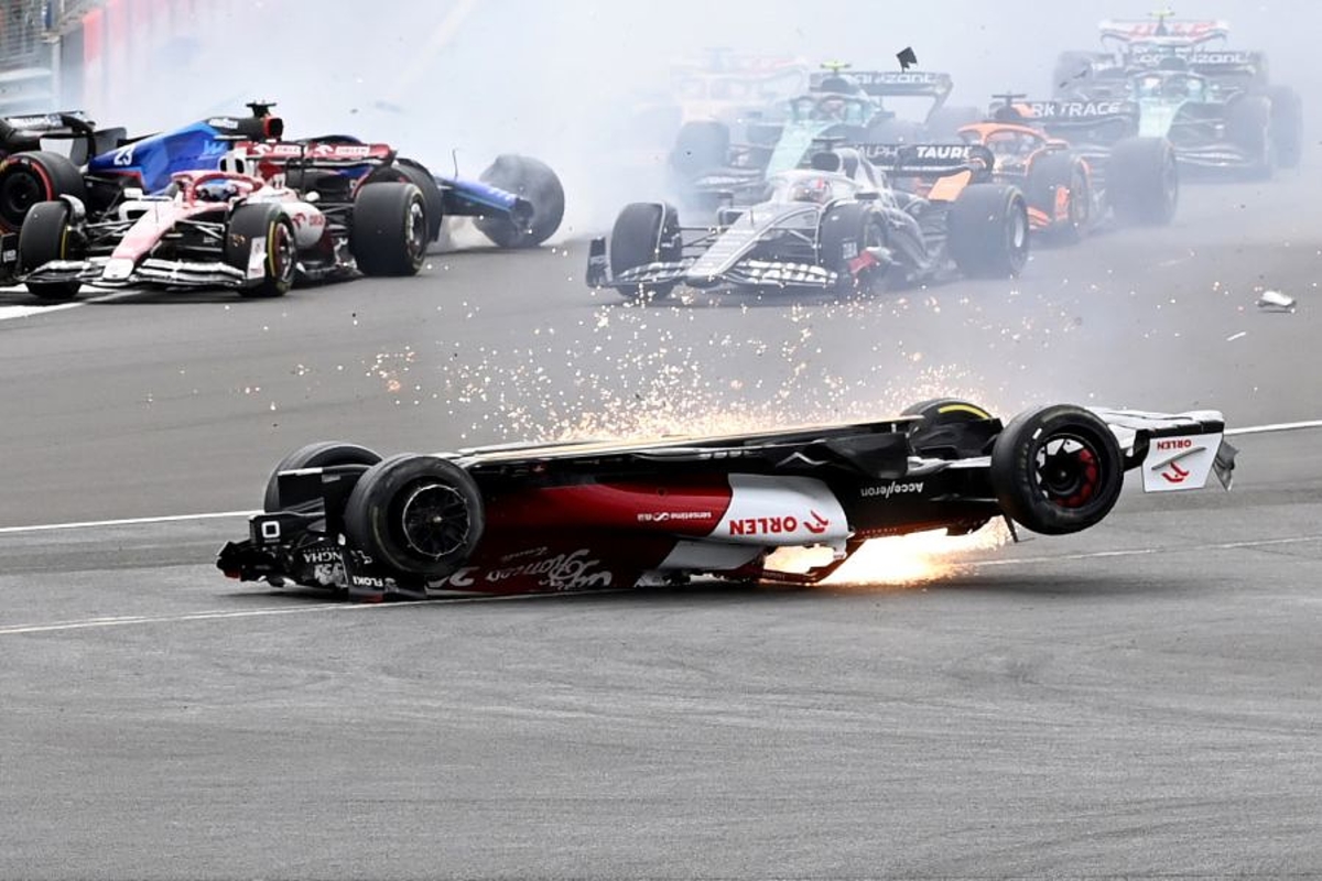Zhou finds positive in scary Silverstone crash aftermath