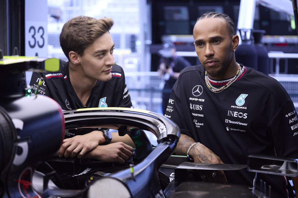 George Russell: A veces hay seis décimos entre Lewis Hamilton y yo; tratamos de resolverlo