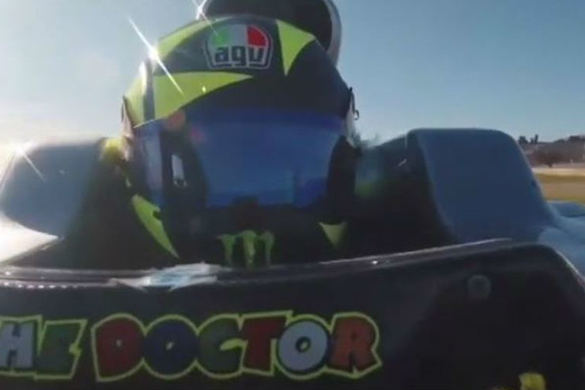 VIDEO: Rossi drives Hamilton's Mercedes - onboard with 'The Doctor'