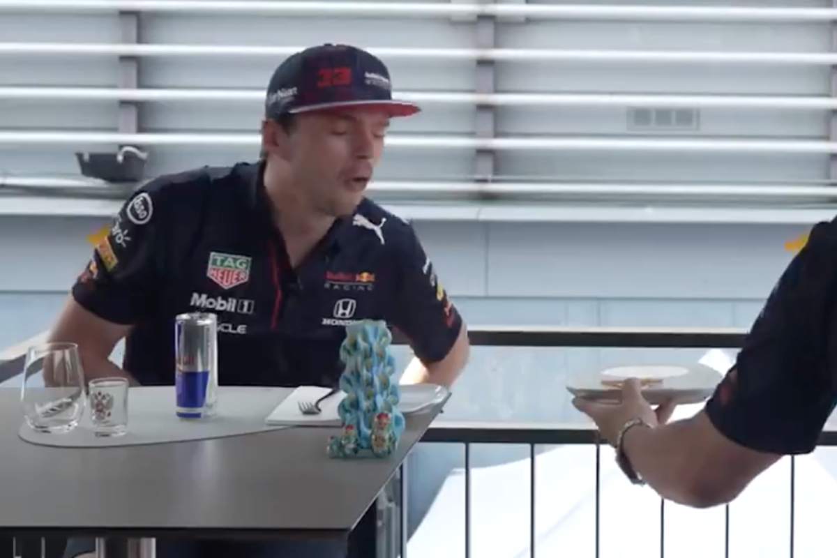 Verstappen en Perez krijgen bijzondere lunch: "Geeft me rillingen!"