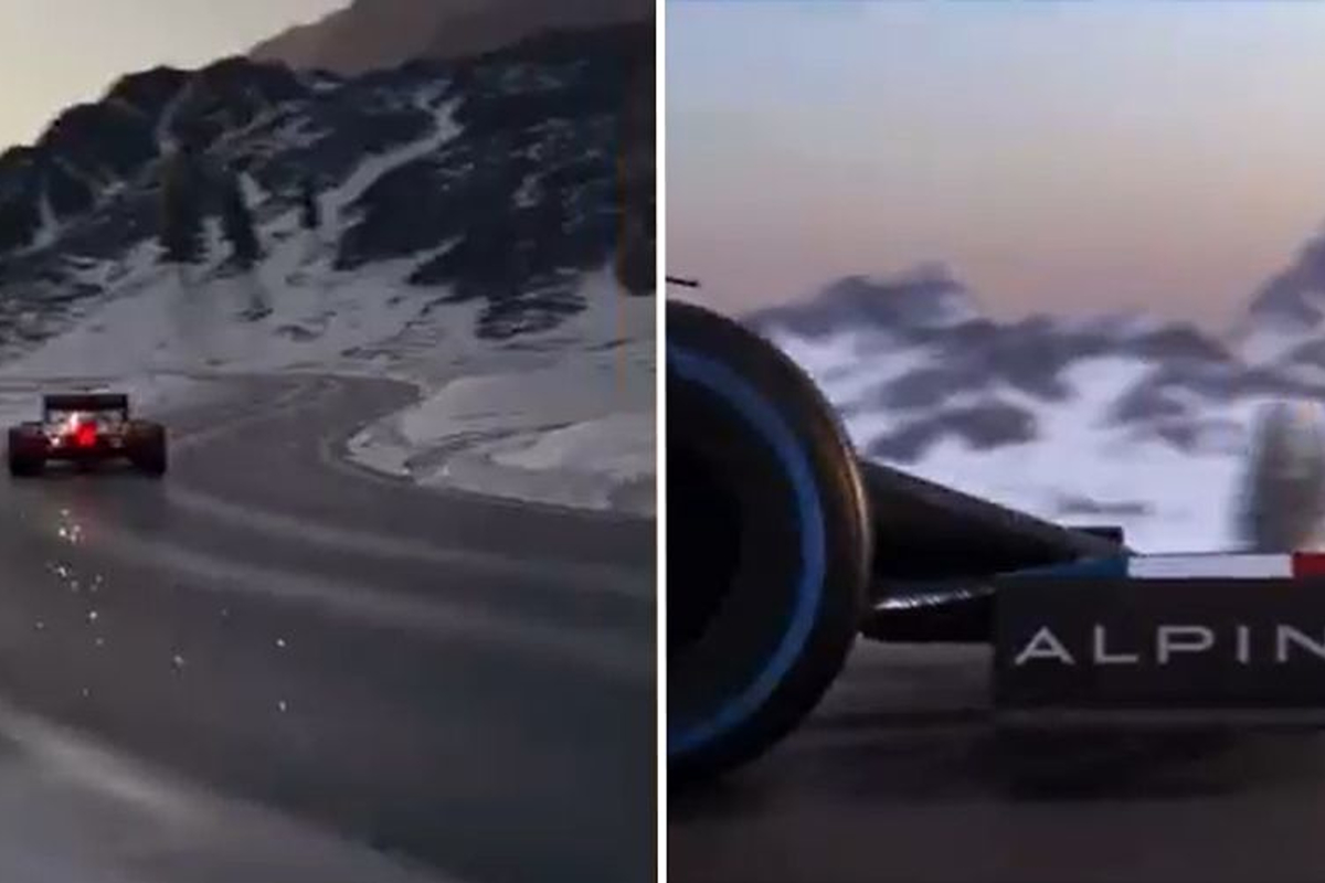 VIDEO: Is dit de nieuwe livery van Alpine F1?