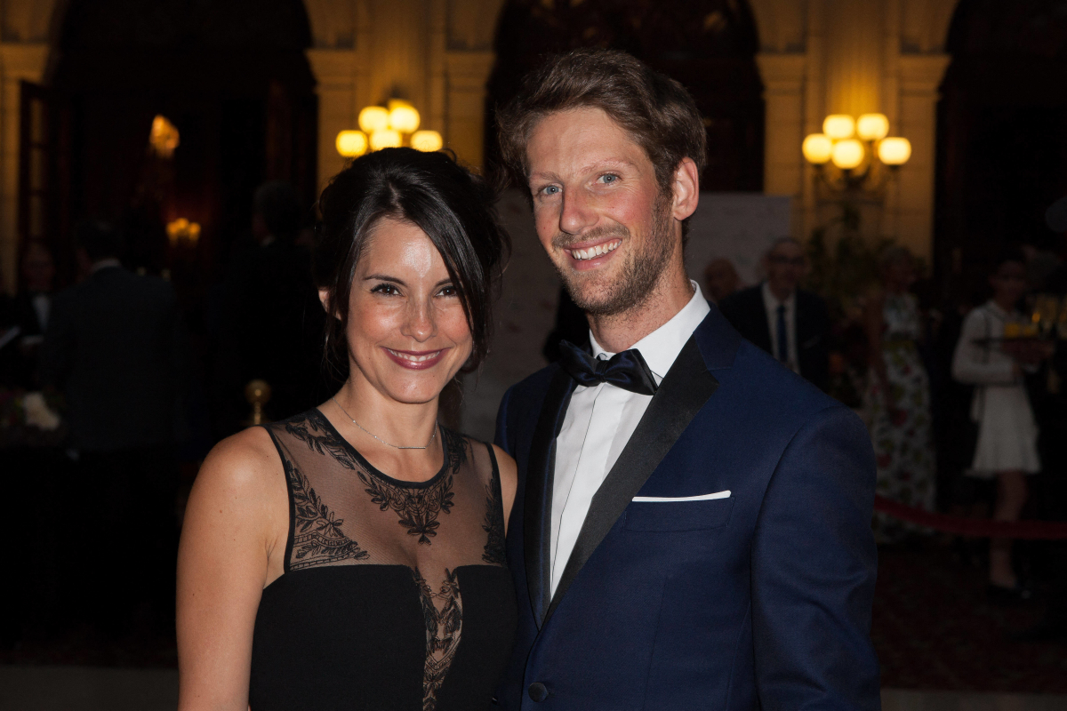 Vrouw Romain Grosjean zwaargewond na fietsongeluk