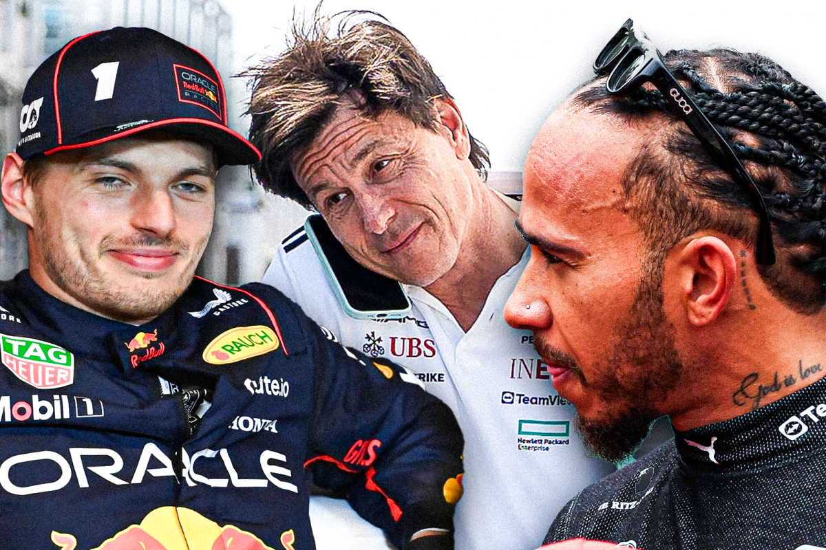 Verstappen, Hamilton, Wolff, socials