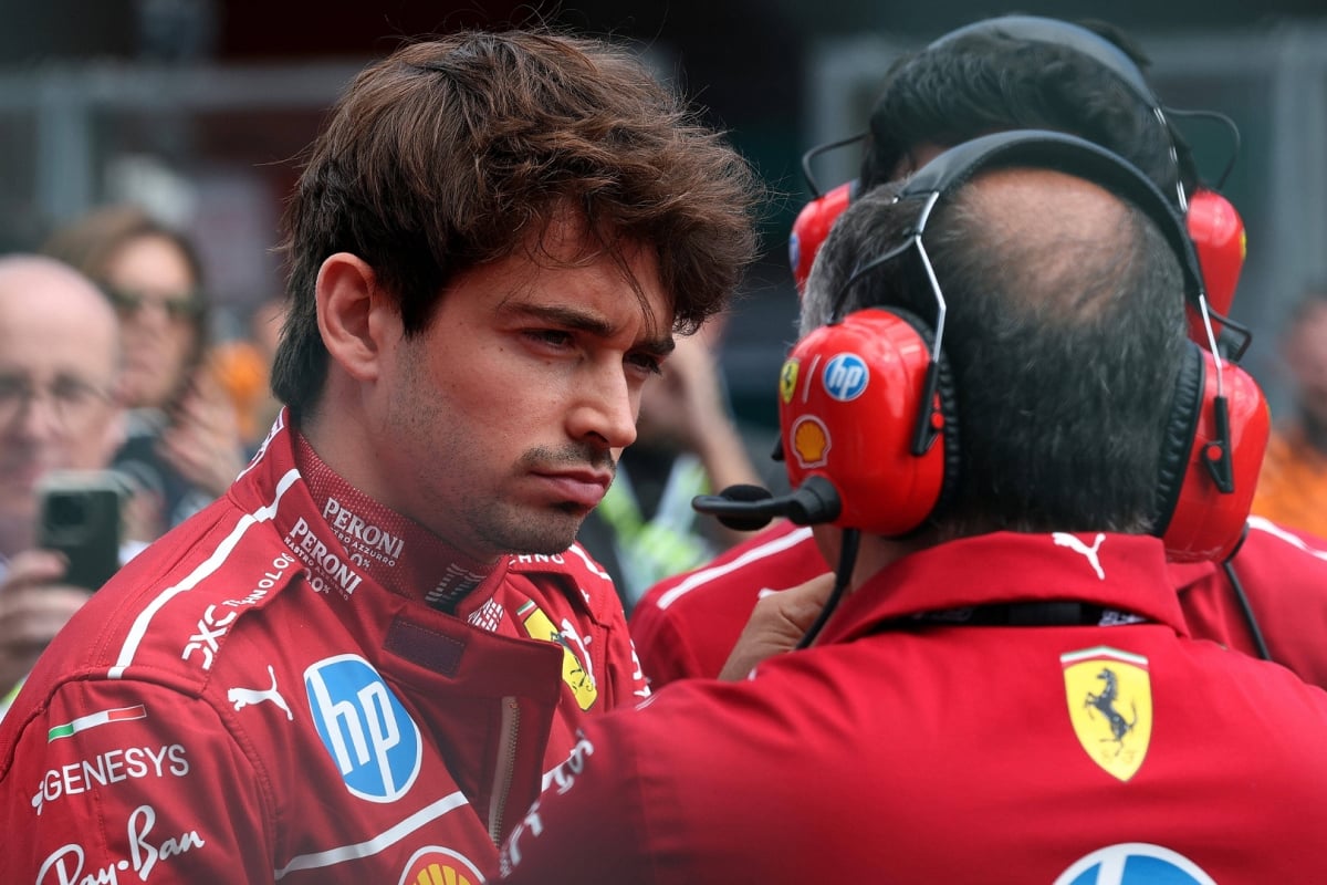 Charles Leclerc, Fred Vasseur, Ferrari, Belgium, 2025