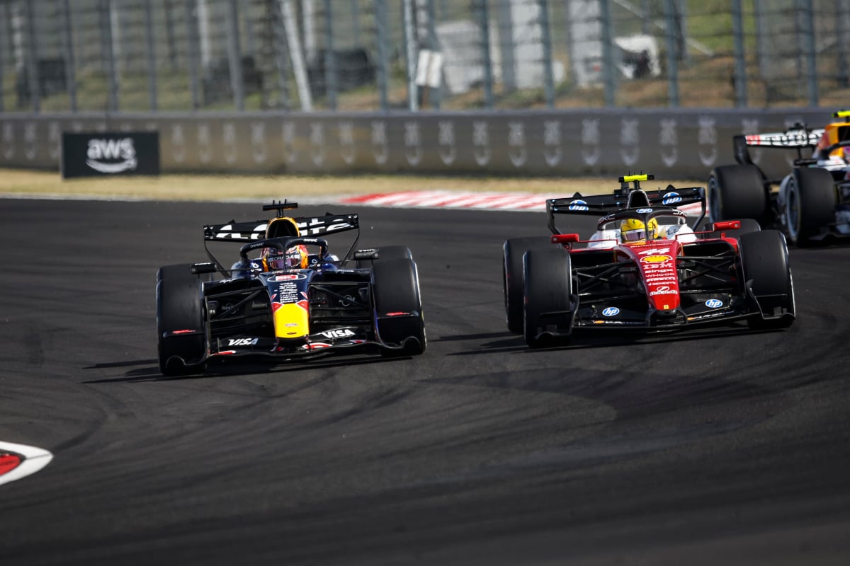 Verstappen overtakes Hamilton at the Hungaroring