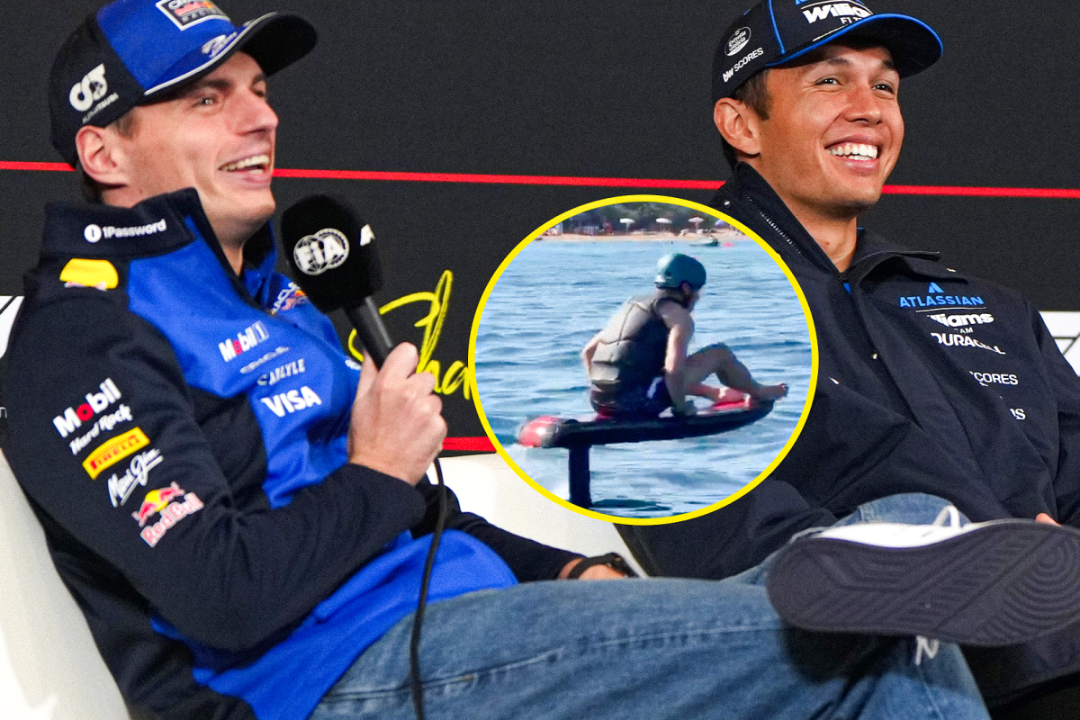 Verstappen, Albon, socials