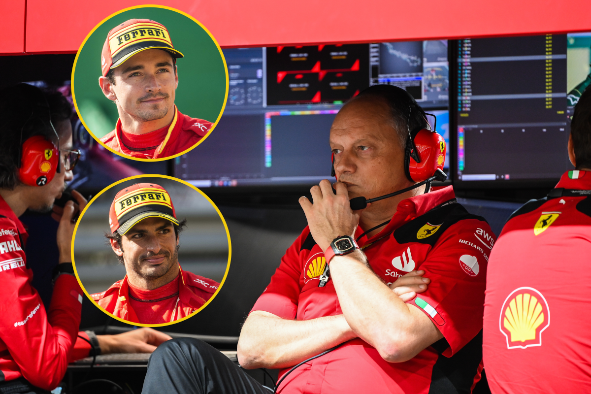 Vasseur zag Leclerc en Sainz hard met elkaar knokken: "Zat met mijn vinger op de radioknop"