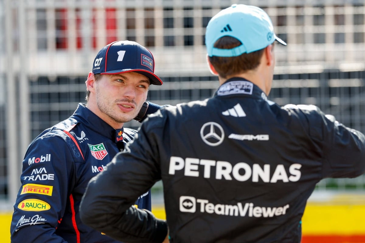 Max Verstappen, George Russell, Red Bull, Mercedes, Montreal, 2025