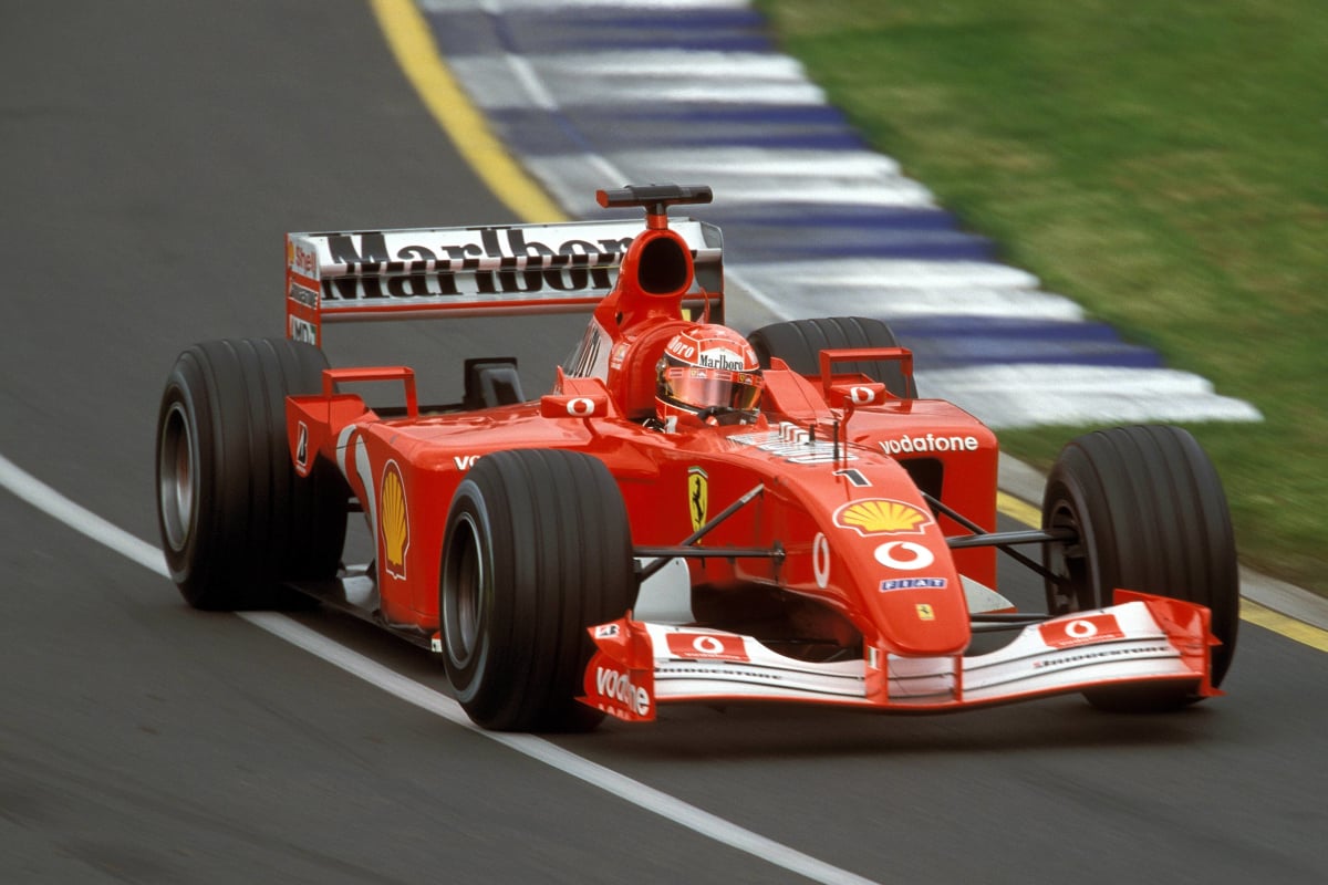 Michael Schumacher at Australian Grand Prix 2002