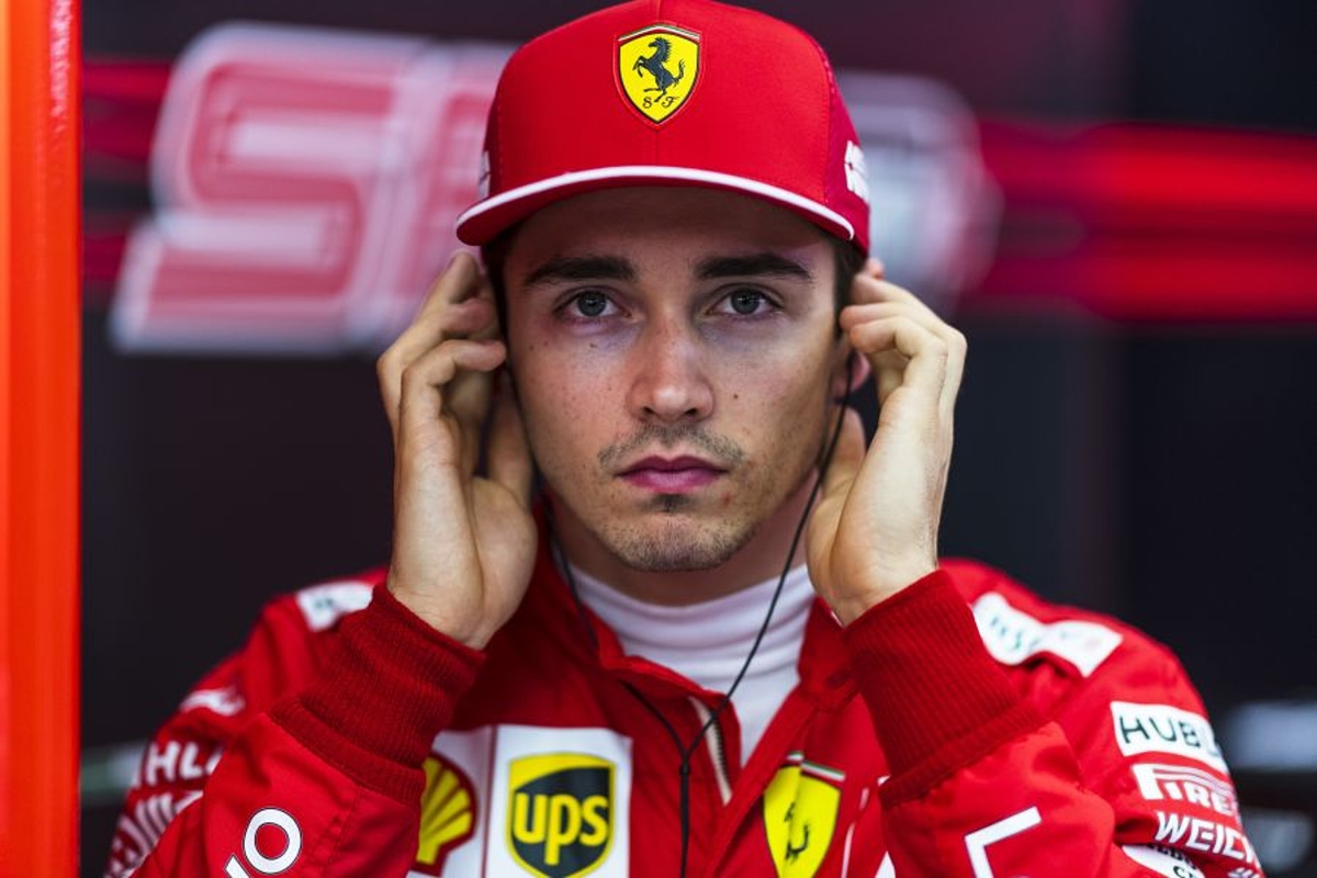 Leclerc happy to be ahead of Vettel
