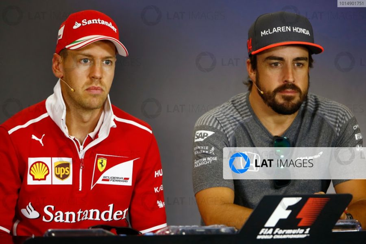 Alonso denies he doesn't like Vettel