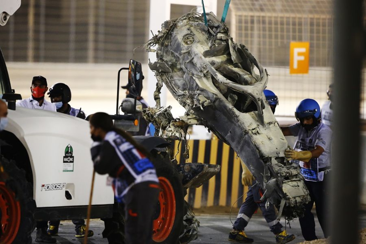 Los restos del Haas de Grosjean serán exhibidos en Madrid