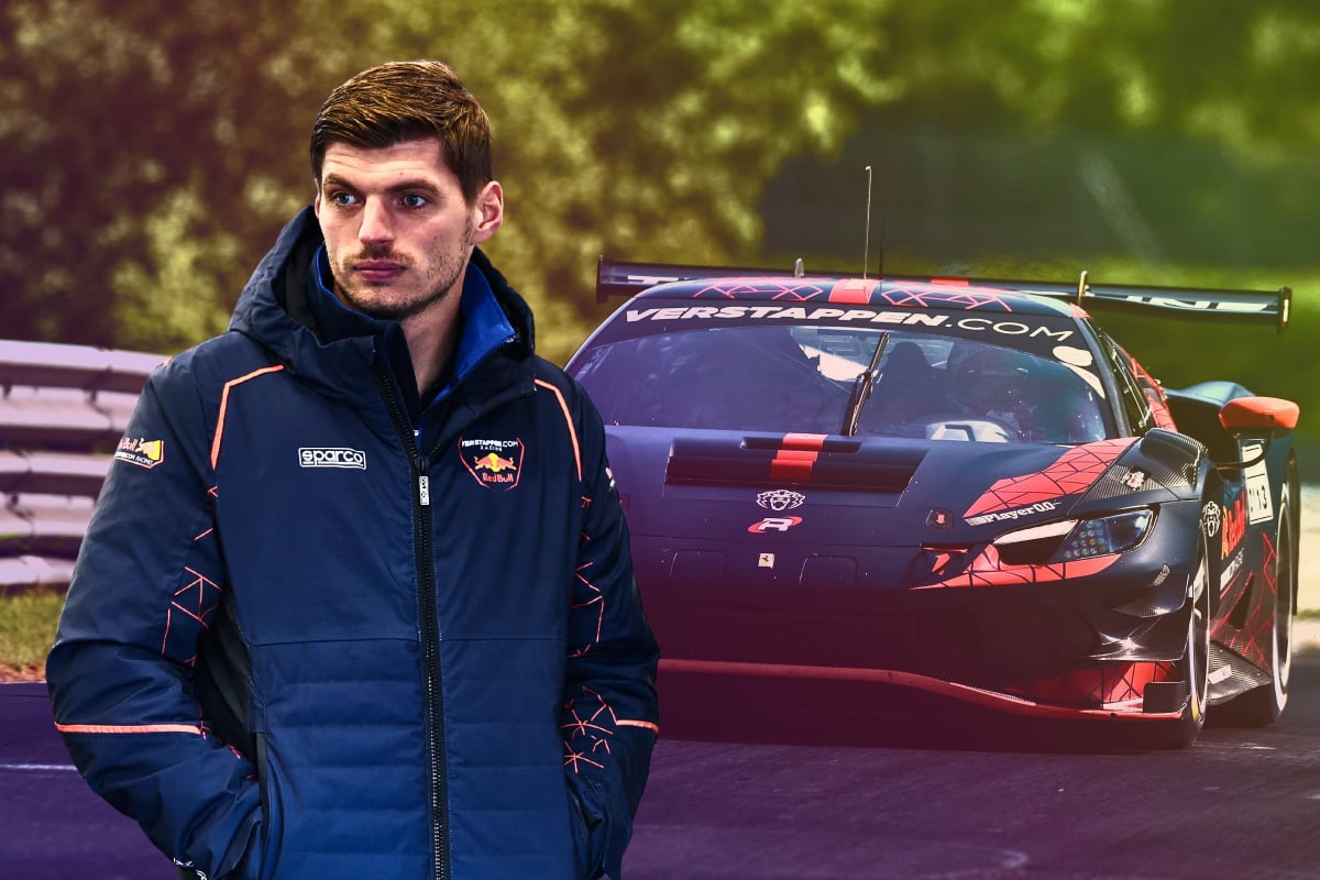 Verstappen during test day Nordschleife