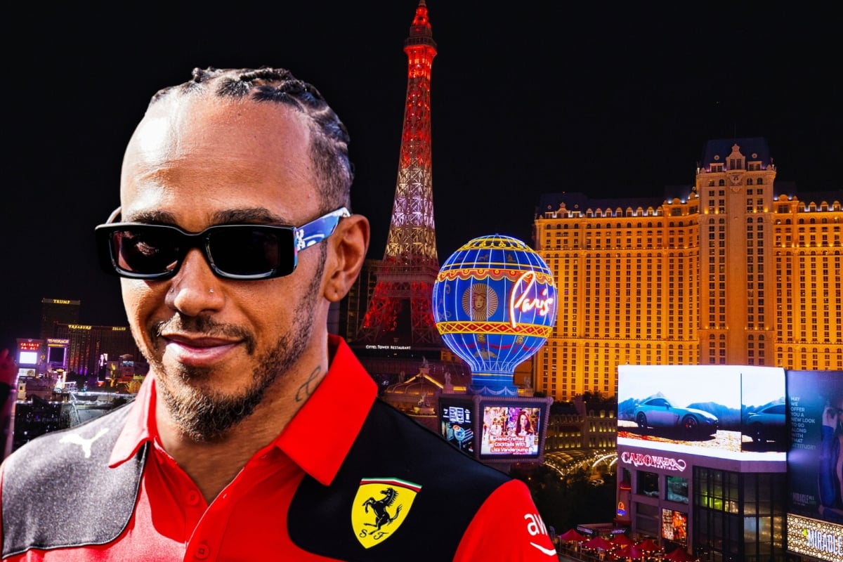 lewis hamilton, ferrari, las vegas grand prix