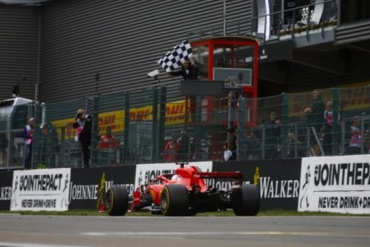 Vettel overtakes Prost with Spa success