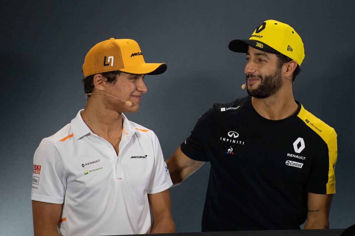 Norris: "Sainz is erg goed, maar Ricciardo buitengewoon goed"