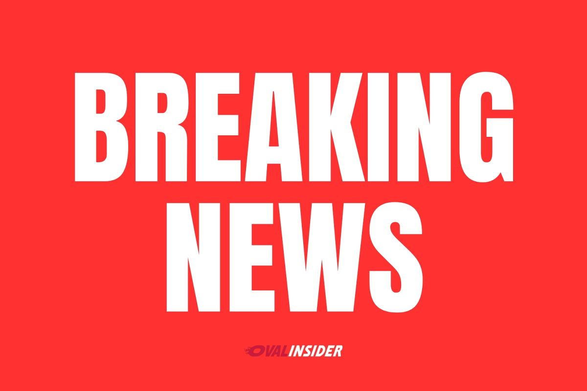 A generic breaking news image with a red background and white bold text