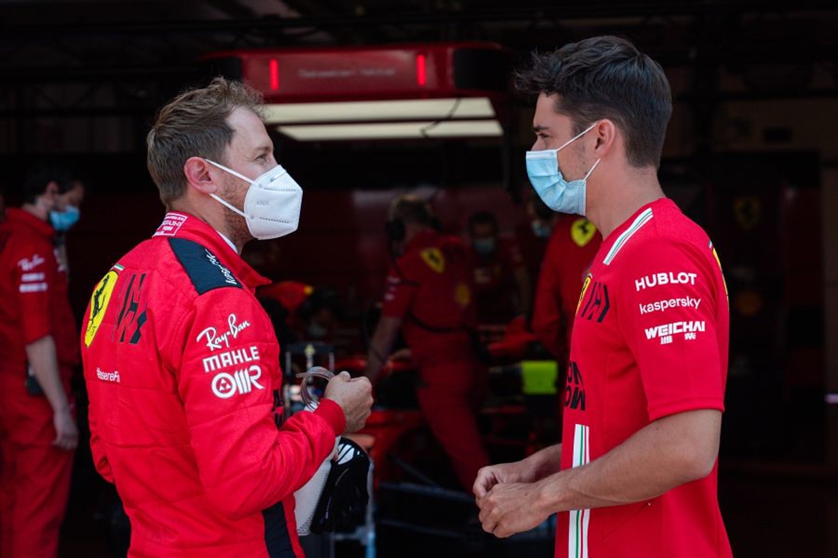 In pictures: Vettel and Leclerc reunited as Ferrari prepare for new season at Mugello