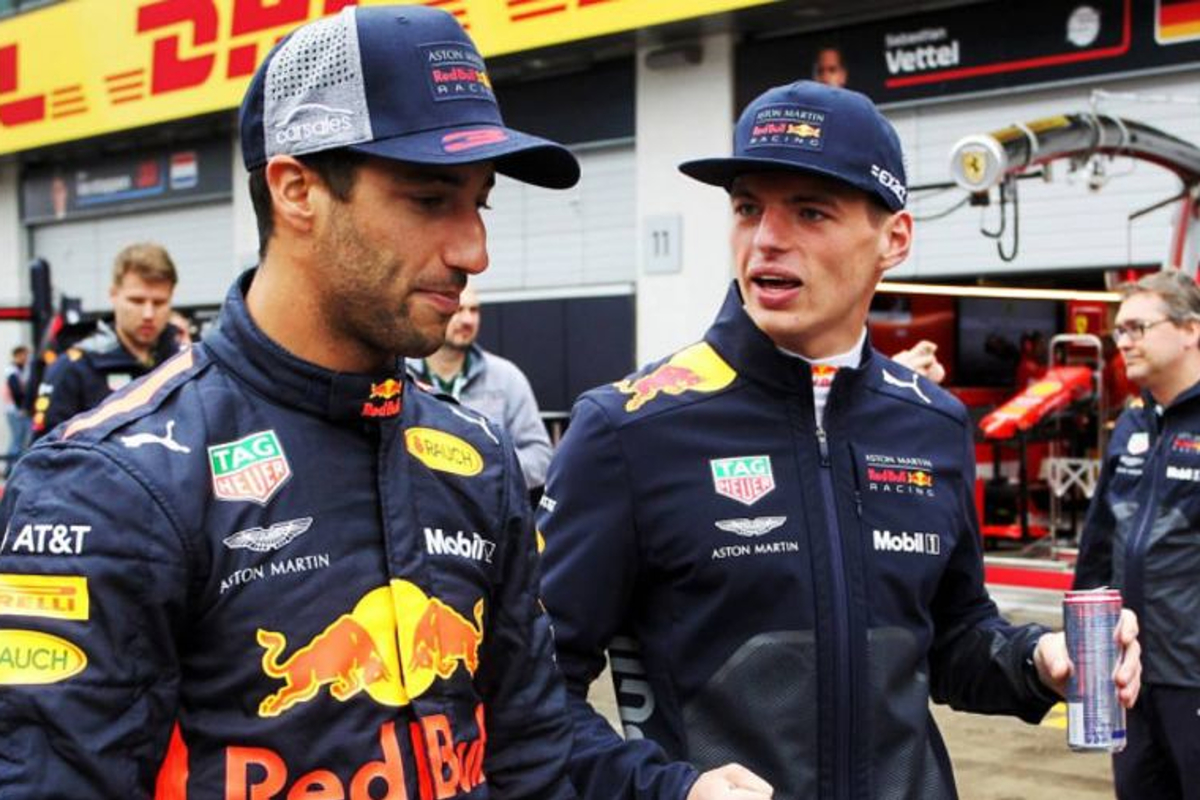 Verstappen says Ricciardo will miss Red Bull