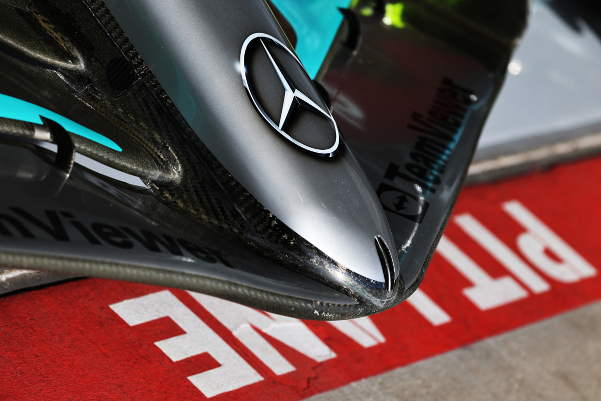 Mercedes may tweak front wing upgrade after FIA exchange