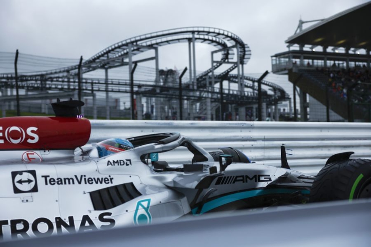 Tweede vrije training Grand Prix van Japan: Mercedes het snelste in opnieuw natte sessie