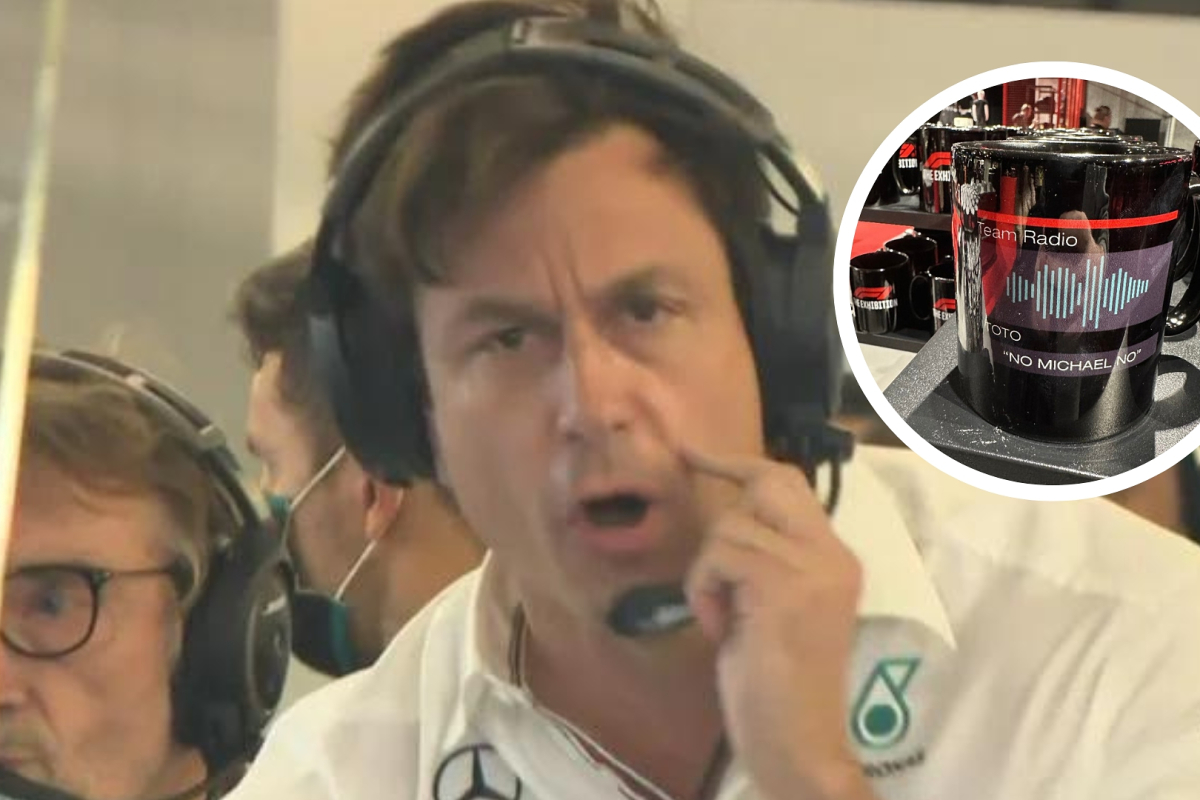 Fan OUTRAGE as 'No Michael No' mug on sale at F1 Exhibition