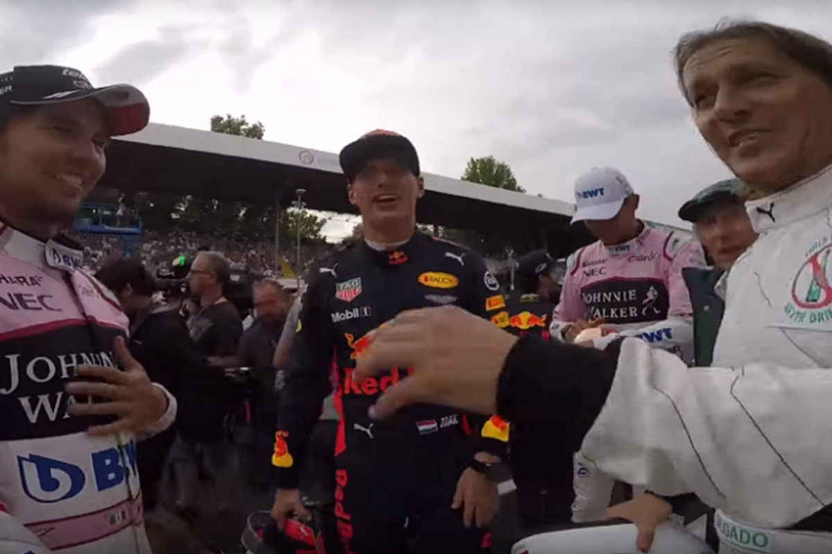 VIDEO: Verstappen en Ricciardo karten tegen oud-profvoetballers