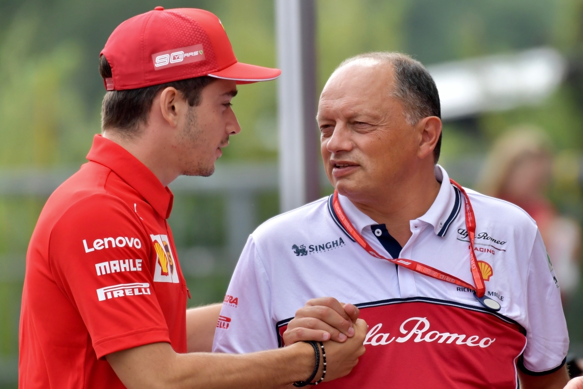 Leclerc backs Vasseur for Ferrari hot seat