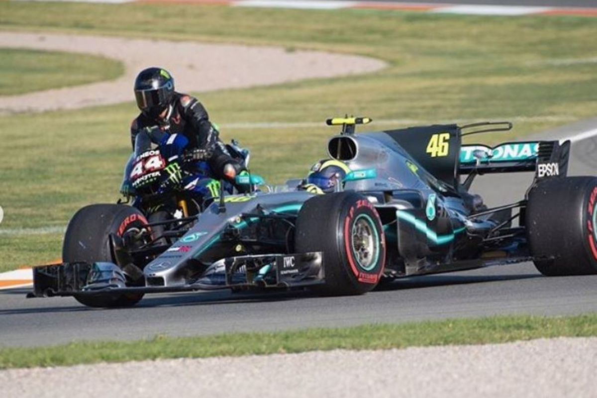 Rossi's review of Hamilton's Mercedes