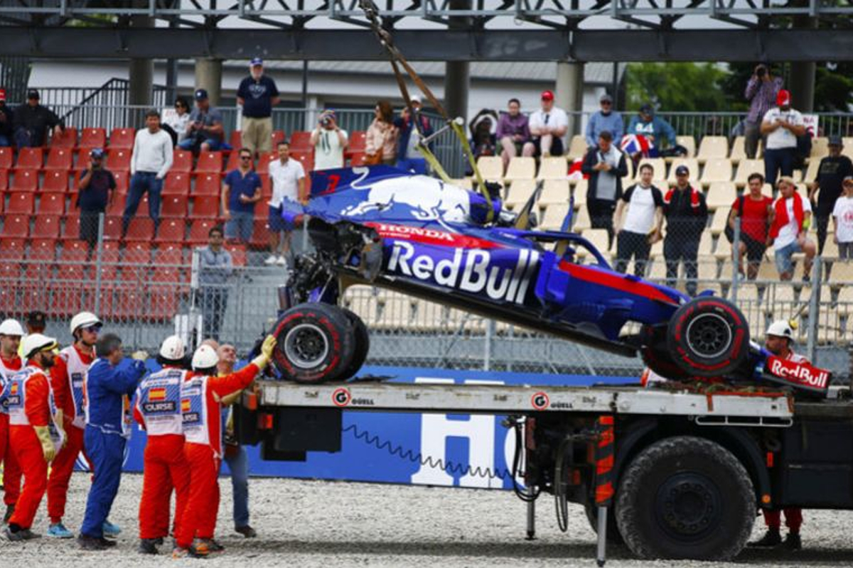 How much Toro Rosso spent on fixing crashed cars in 2018...