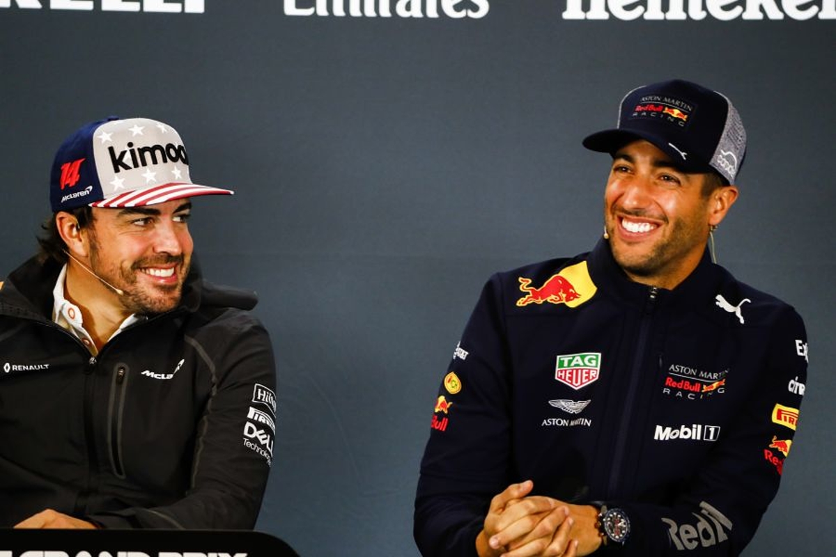 Alonso feared jinxing Ricciardo's Nürburgring podium