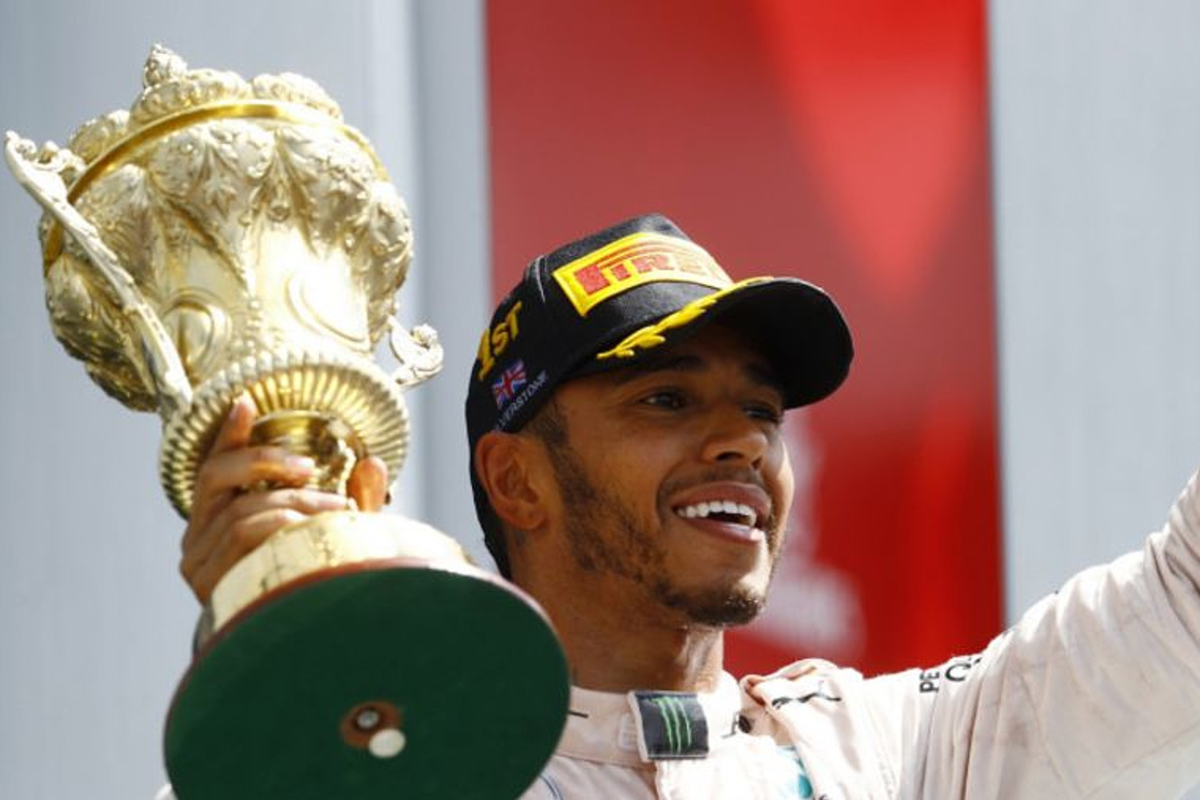 Hamilton insists he doesn't have 'one hand' on the title