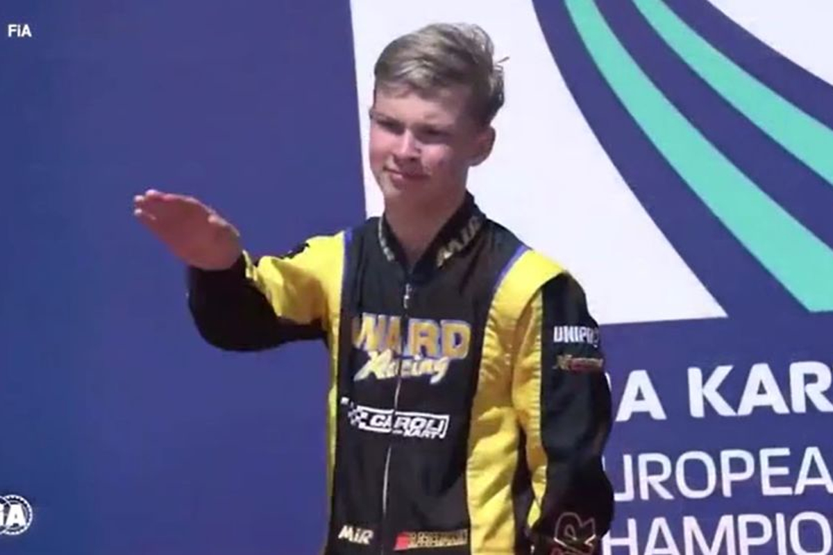 FIA start onderzoek naar Nazigroet Russische kartcoureur tijdens podiumceremonie